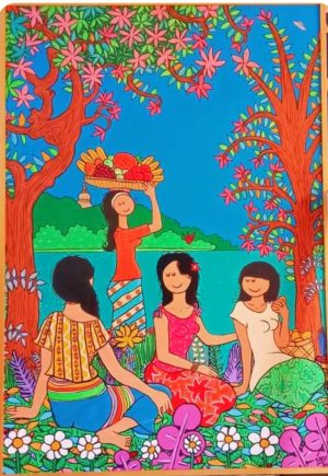 The Break Time, 138×200 cm / 54×78 in.